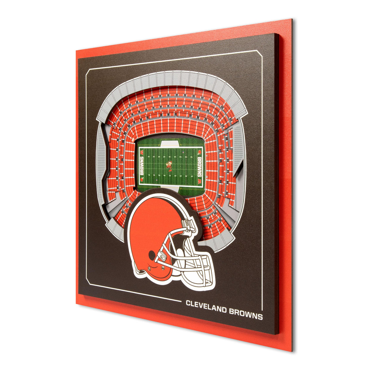 YouTheFan Cleveland Browns 3D Stadium Wall Art