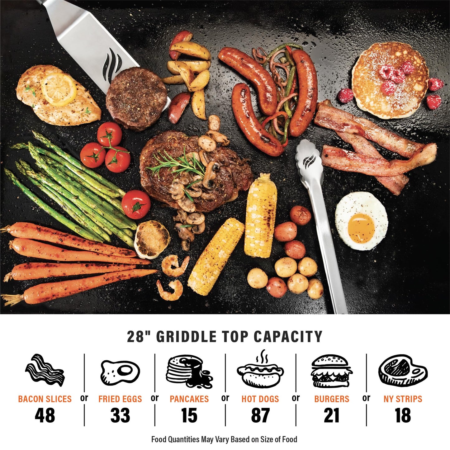 BLACKSTONE 2-Burner Gas Griddle for Outdoor Cooking