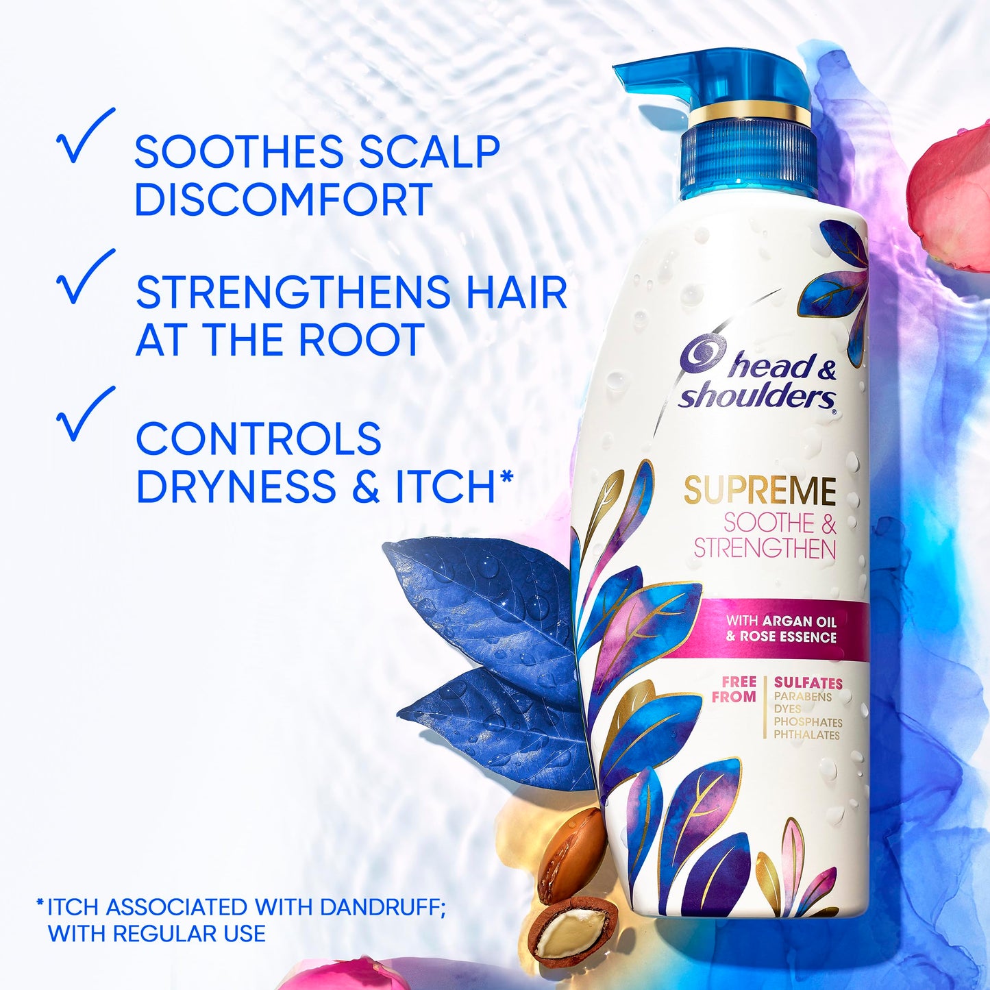 Head & Shoulders Argan Oil Dandruff Shampoo 28.2 Fl Oz