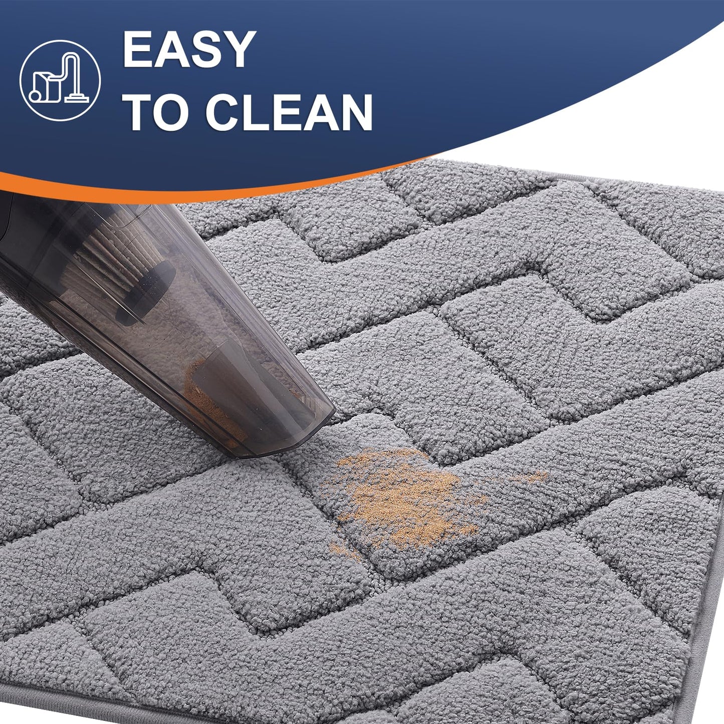 Indoor Door Mat, Dirt Resistant, Non-Slip Rubber