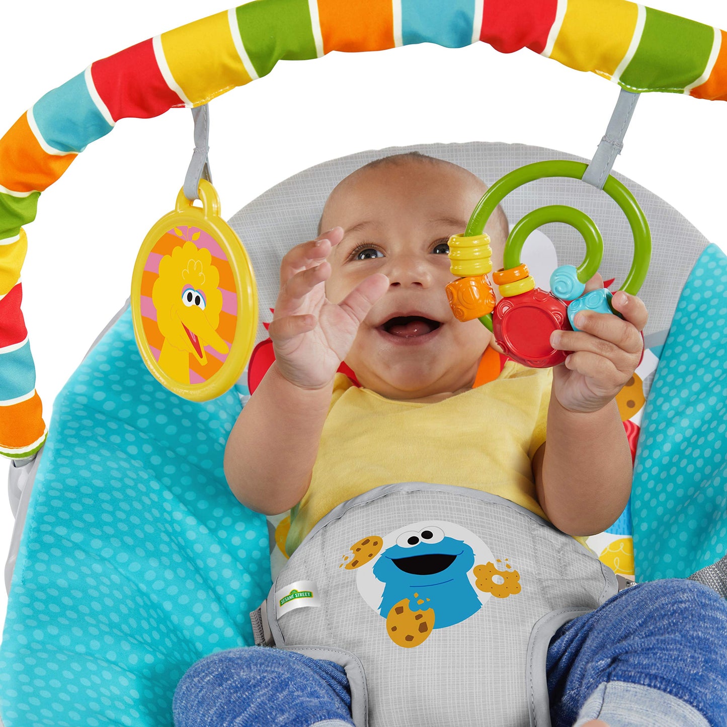 Bright Starts Elmo Baby Bouncer with Vibrations