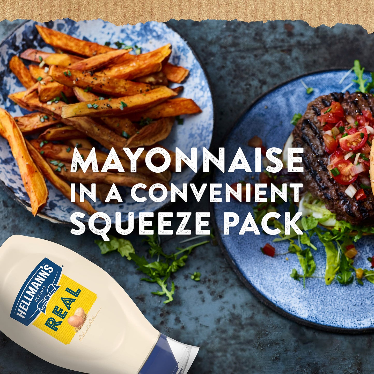 Hellmann's Real Mayonnaise Squeeze Bottle 20 oz