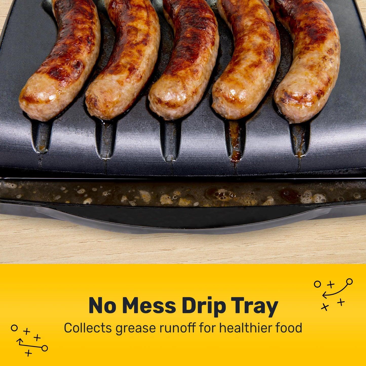 Electric Grill for Sausages and Hot Dogs
