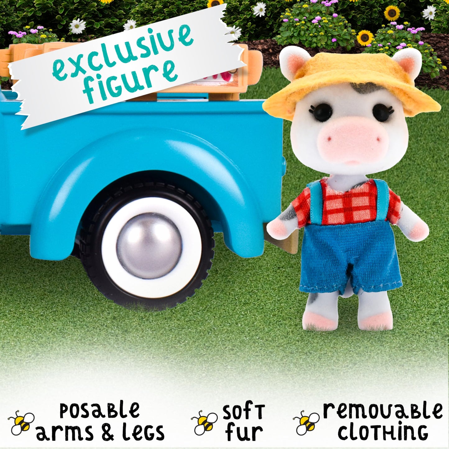 Honey Bee Acres Buzzby Farm Truck with Doll