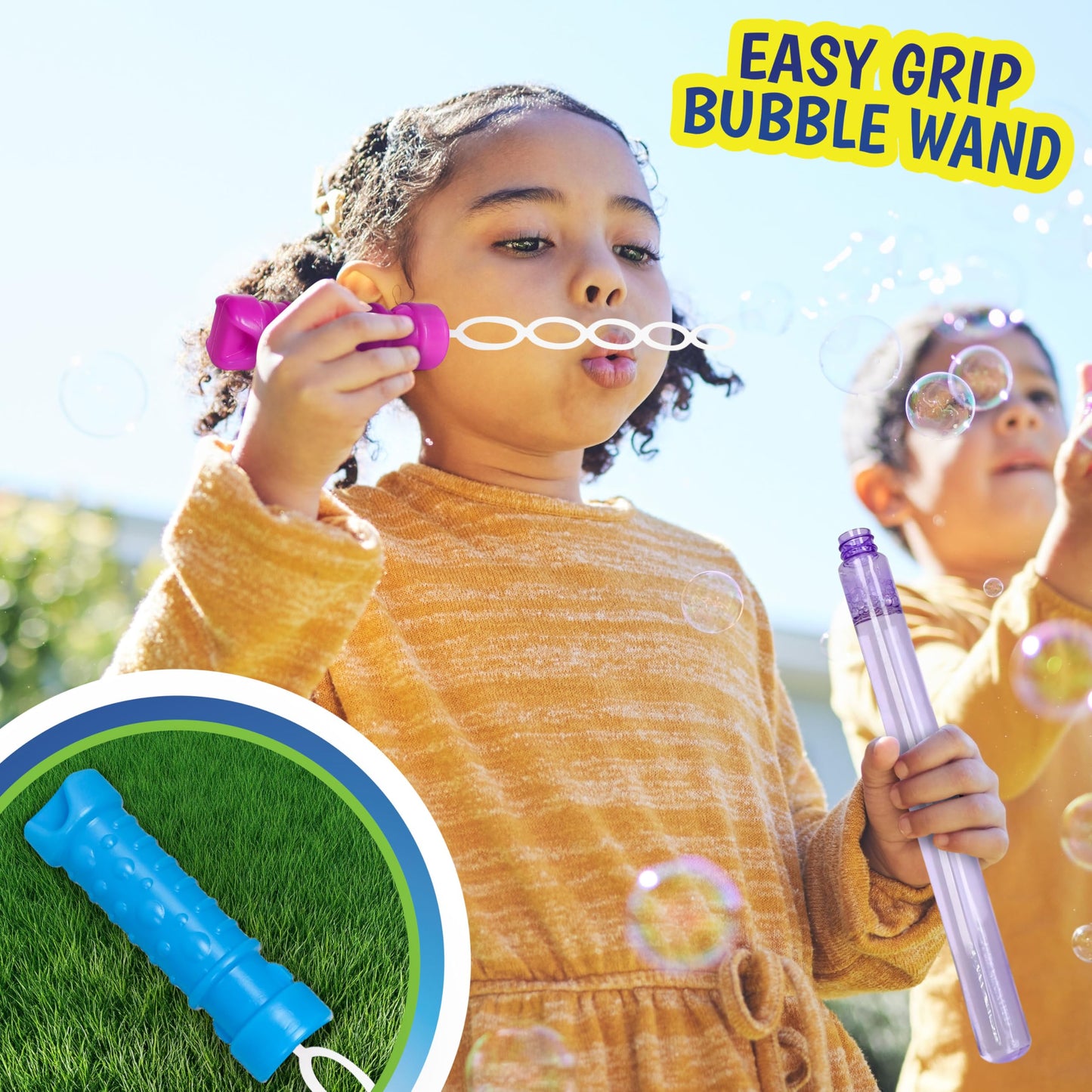 6 Pack Bubble Wands for Outdoor Fun