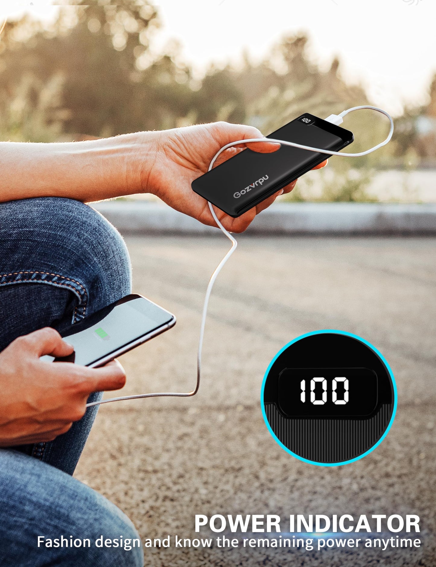 10000mAh Portable Power Bank with Fast Charge