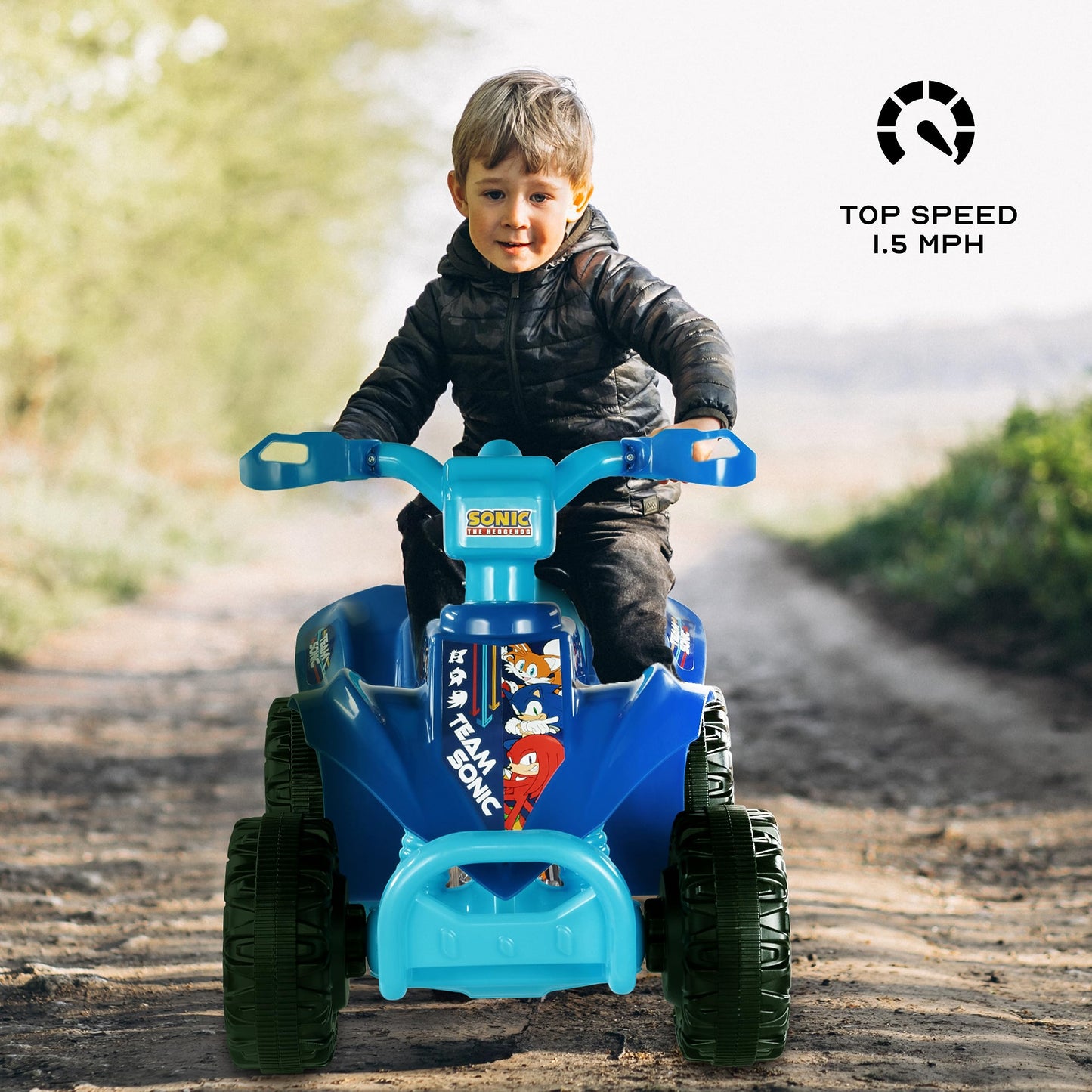 Sonic The Hedgehog 6V Kids ATV Ride-On