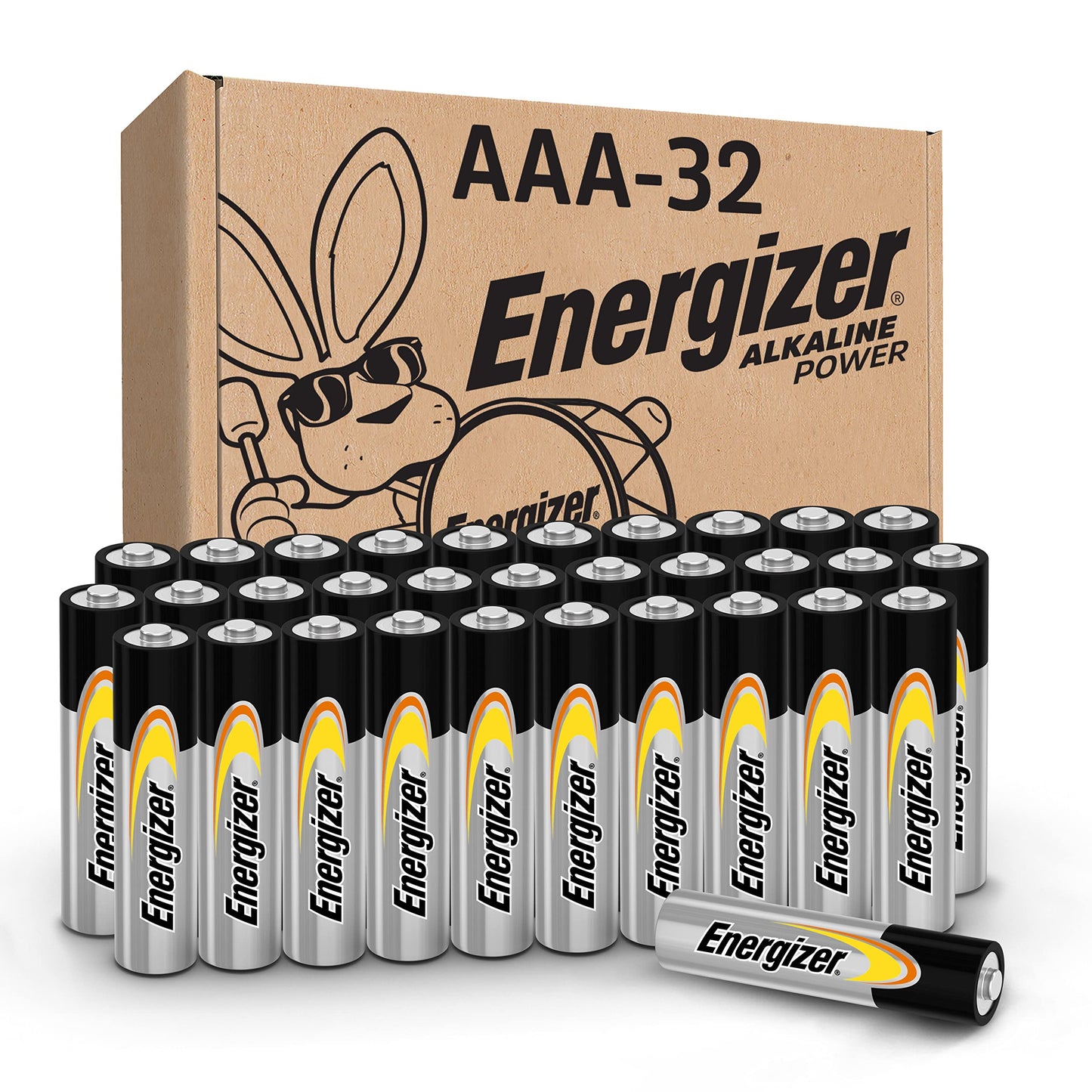 32 Count Energizer AAA Alkaline Batteries Pack