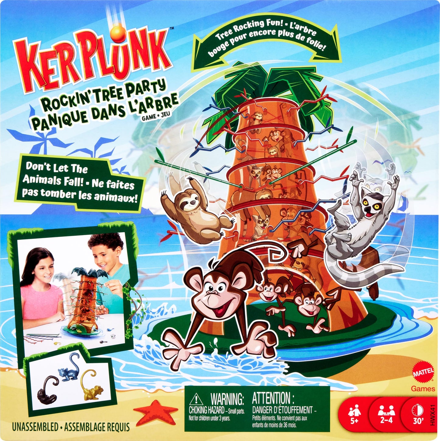 Kerplunk Rockin' Tree Party Game by Mattel Games