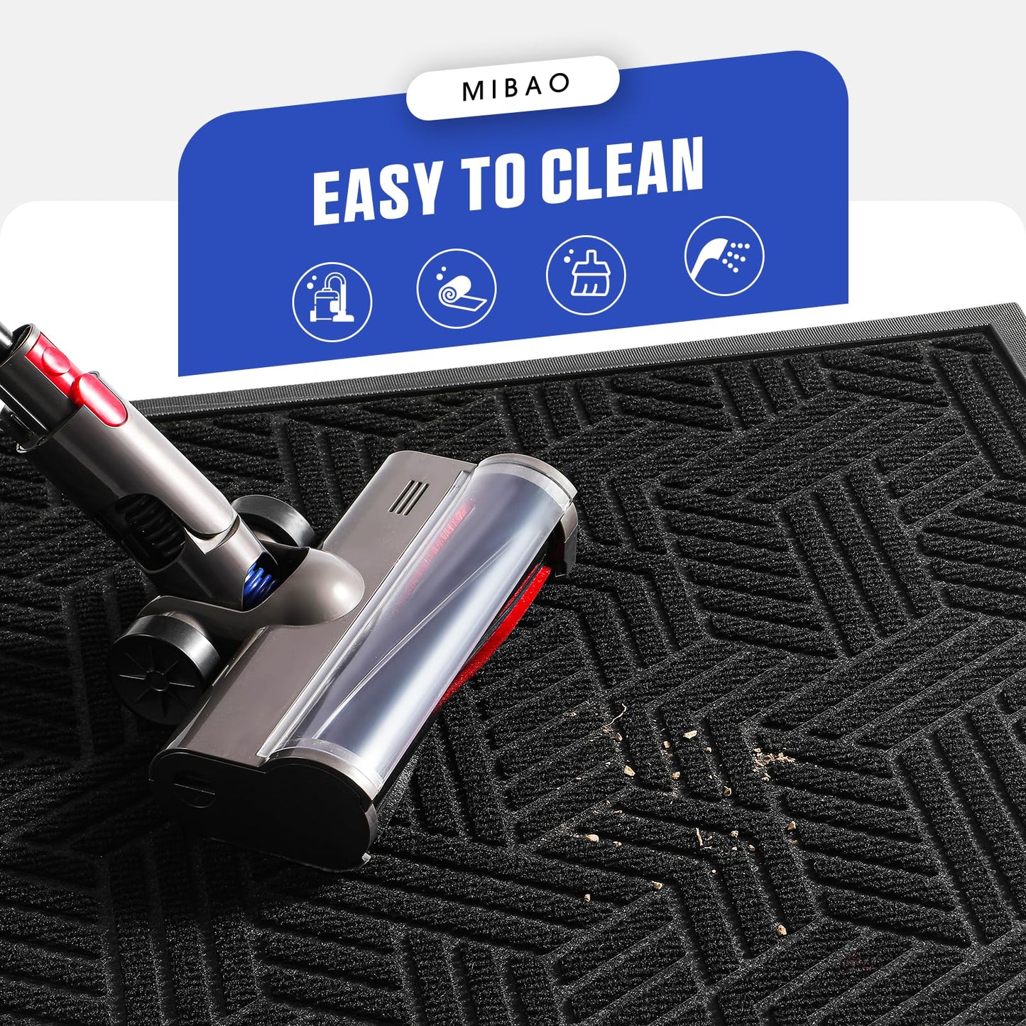 Mibao Heavy Duty Non-Slip Doormat for Entryway