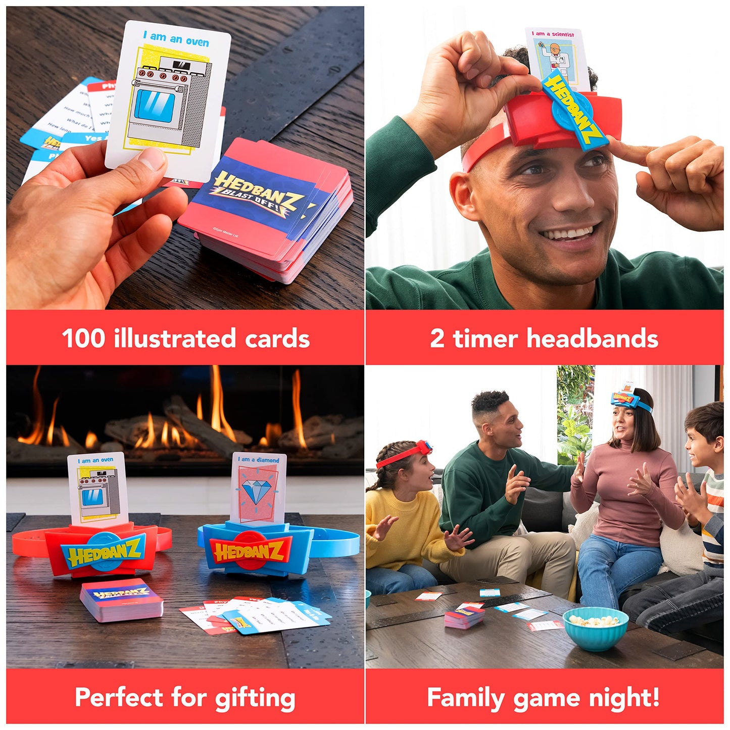 Hedbanz Blast Off! Family Guessing Game