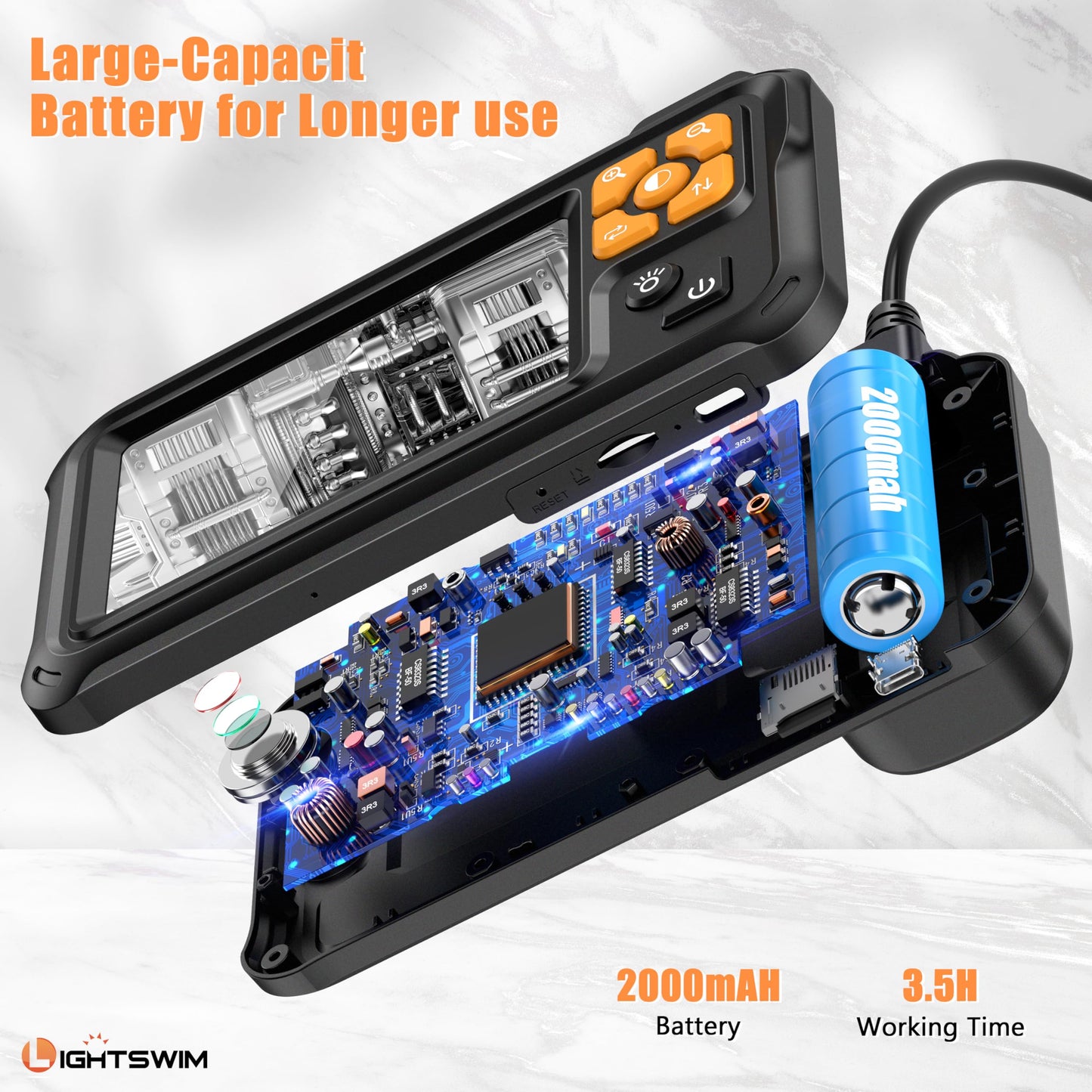 1080P Endoscope Inspection Camera by Lightswim