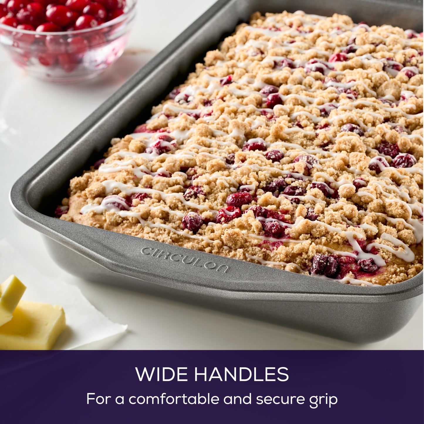 Circulon Nonstick Baking Pan with Lid, 9x13"