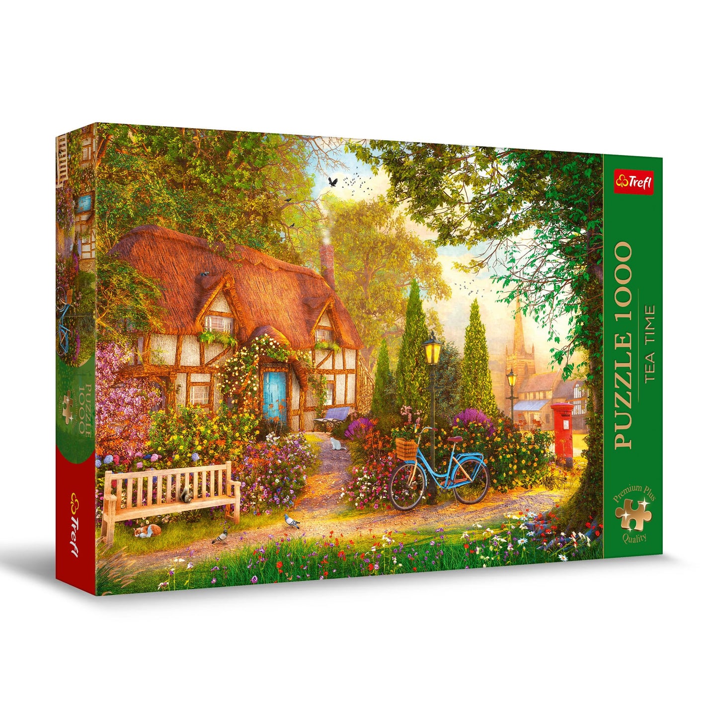 Trefl 1000-Piece Thatched Cottage Jigsaw Puzzle