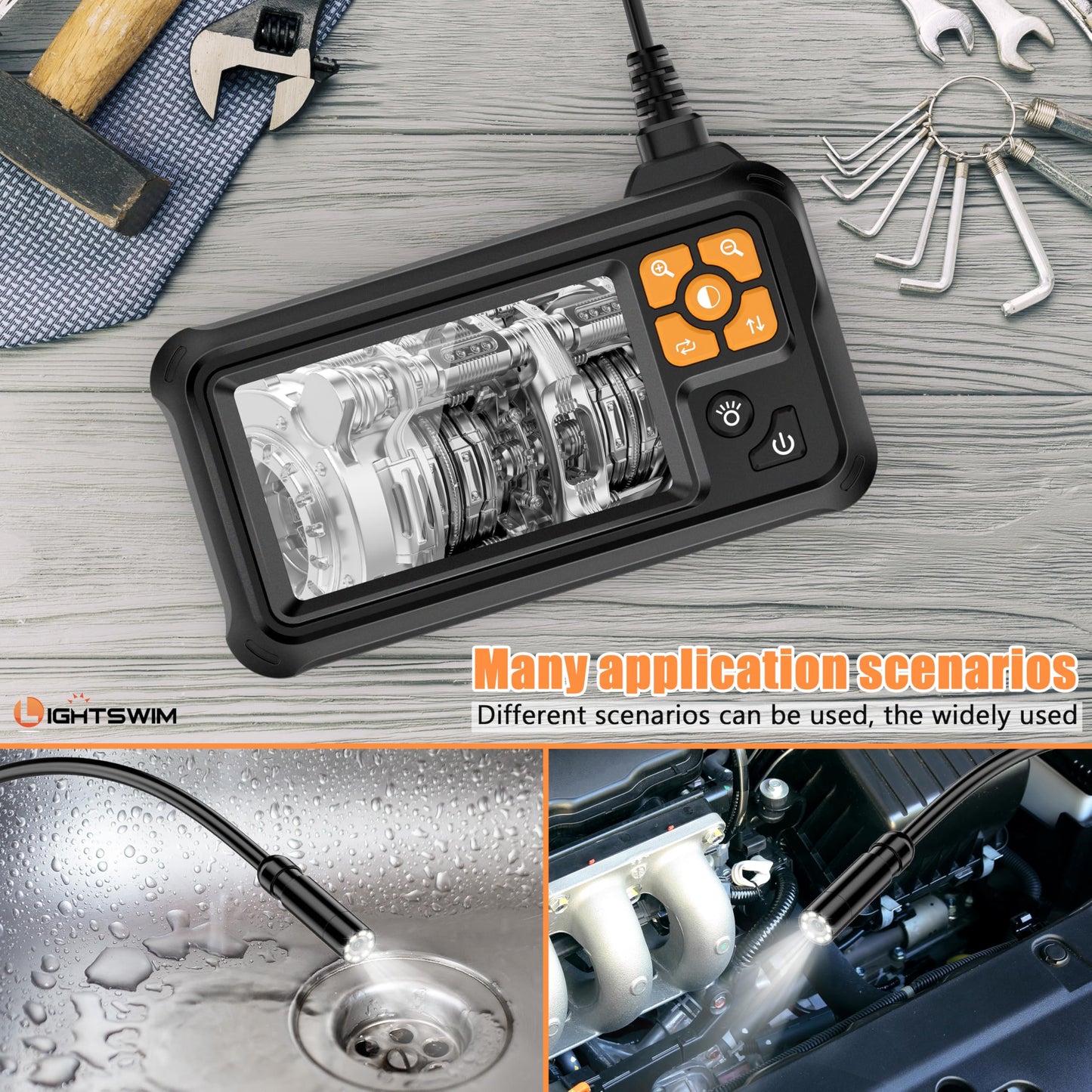1080P Endoscope Inspection Camera by Lightswim