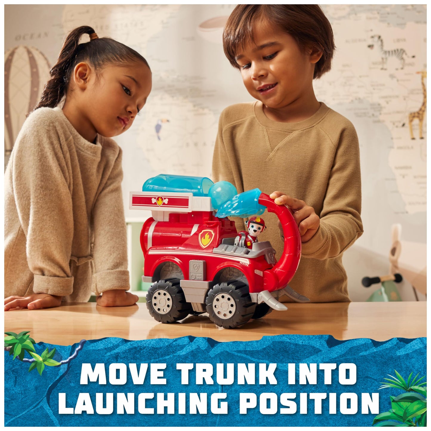 PAW Patrol Marshall Elephant Firetruck Toy Truck