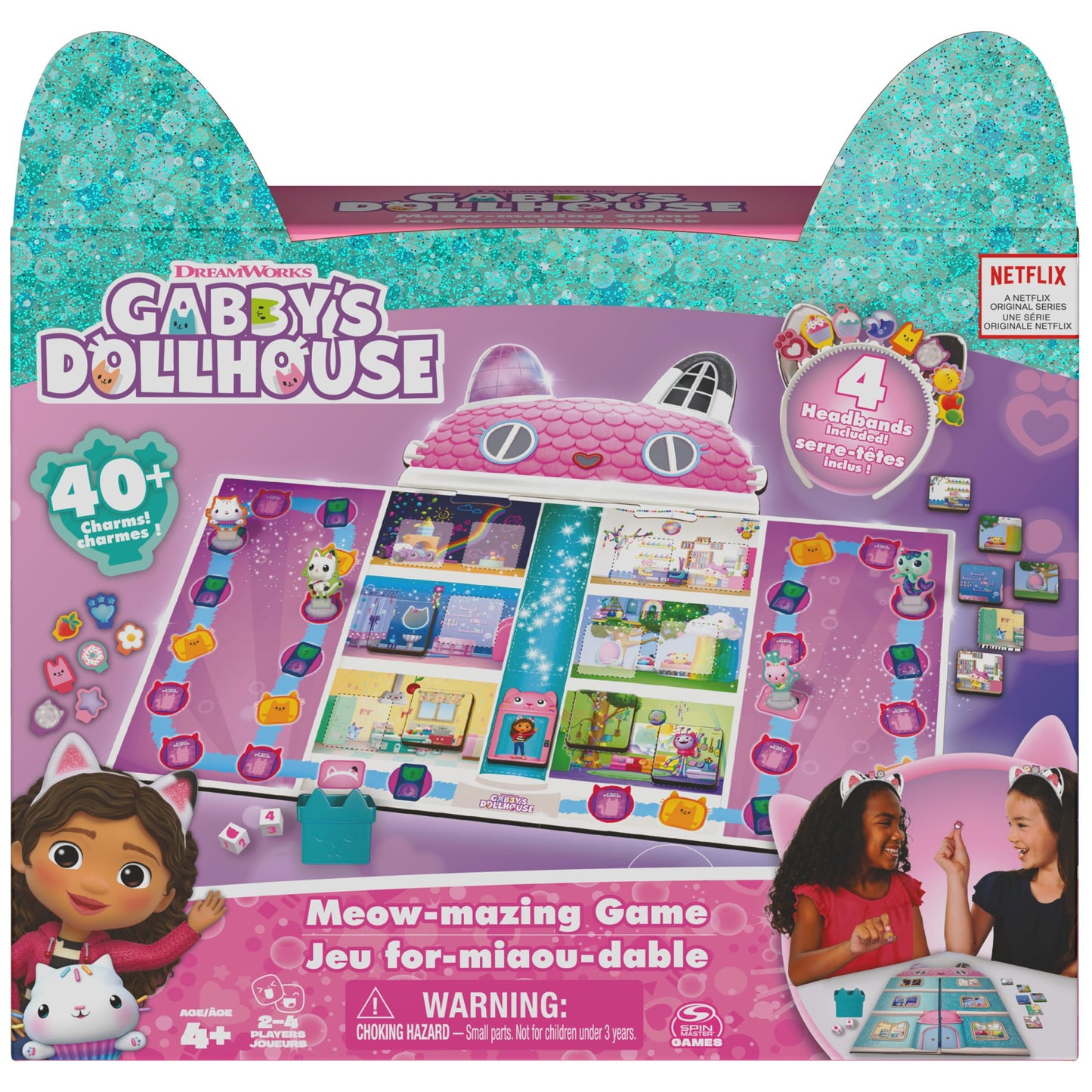 Gabby’s Dollhouse Meow-Mazing Board Game for Kids