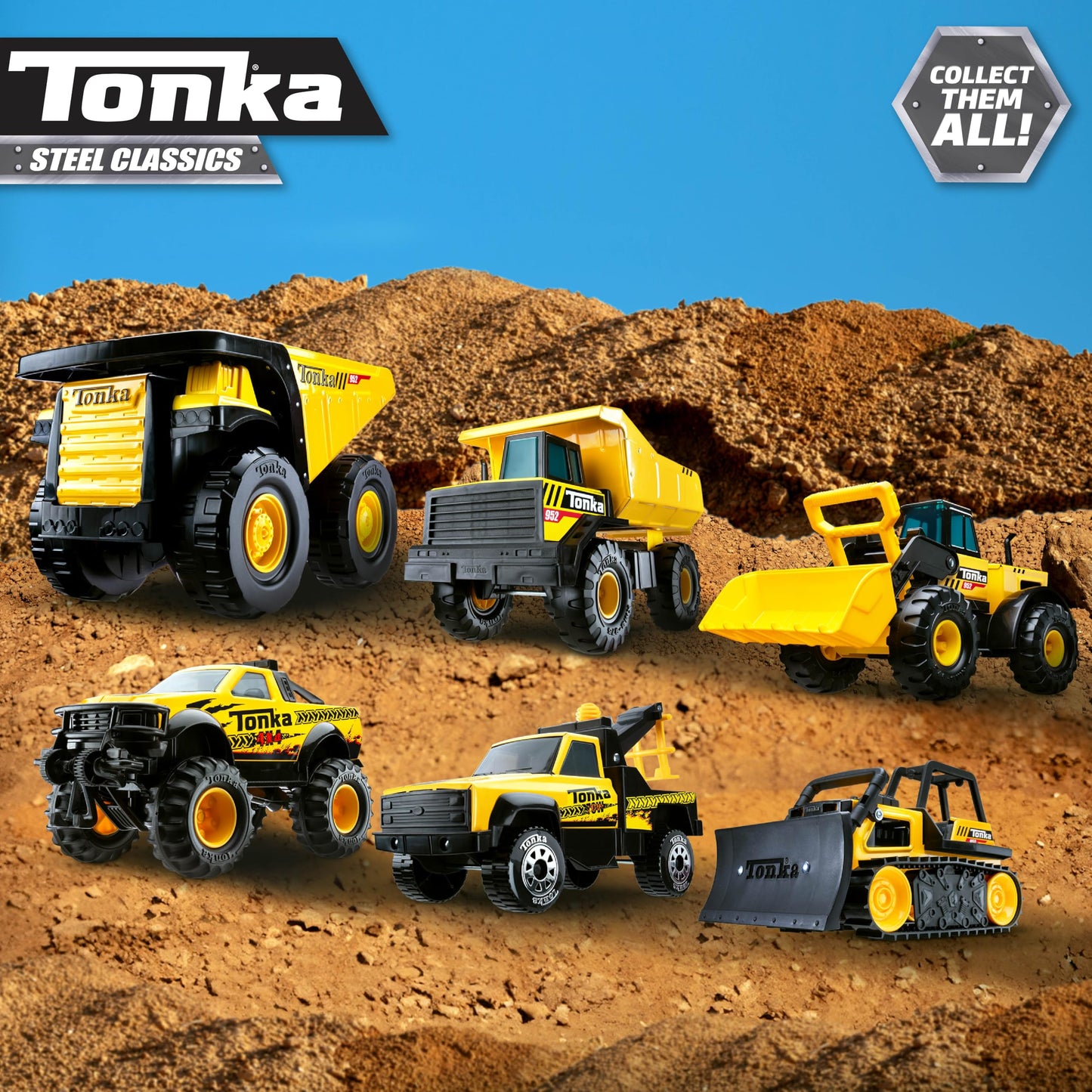 Tonka Steel Tow Truck for Kids Ages 3+