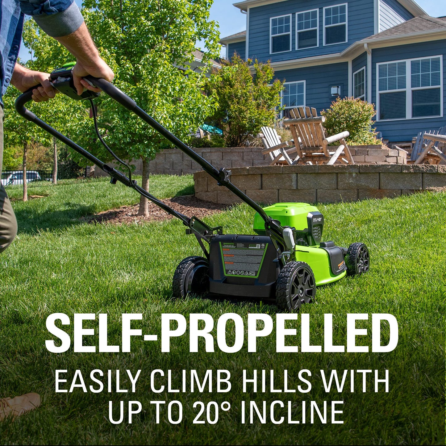 Greenworks 48V Self-Propelled Cordless Lawn Mower