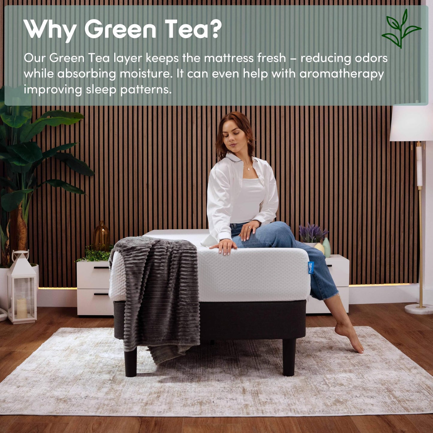 8 Inch Twin Memory Foam Mattress by Nestl