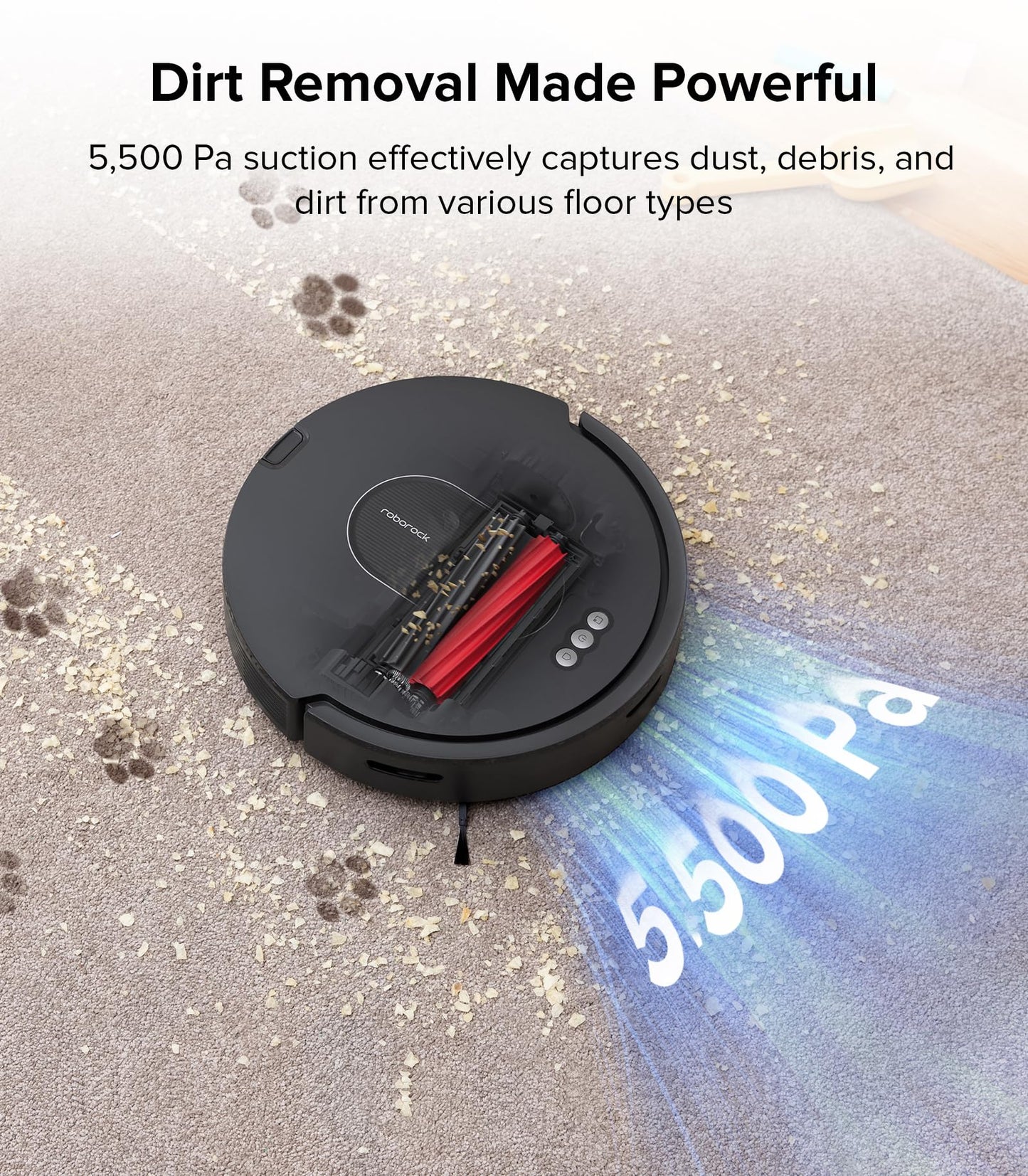 roborock Q5 Max+ Robot Vacuum with Self-Empty Dock