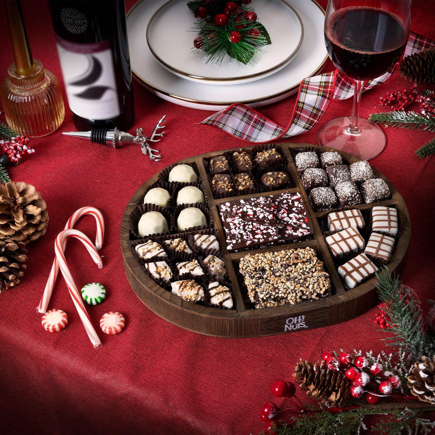 Assorted Chocolate Gift Tray by Oh! Nuts