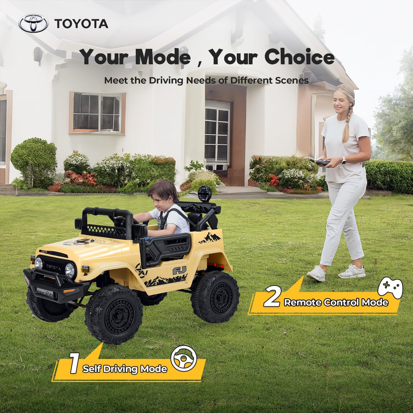 12V Kids Ride On Car with Remote Control