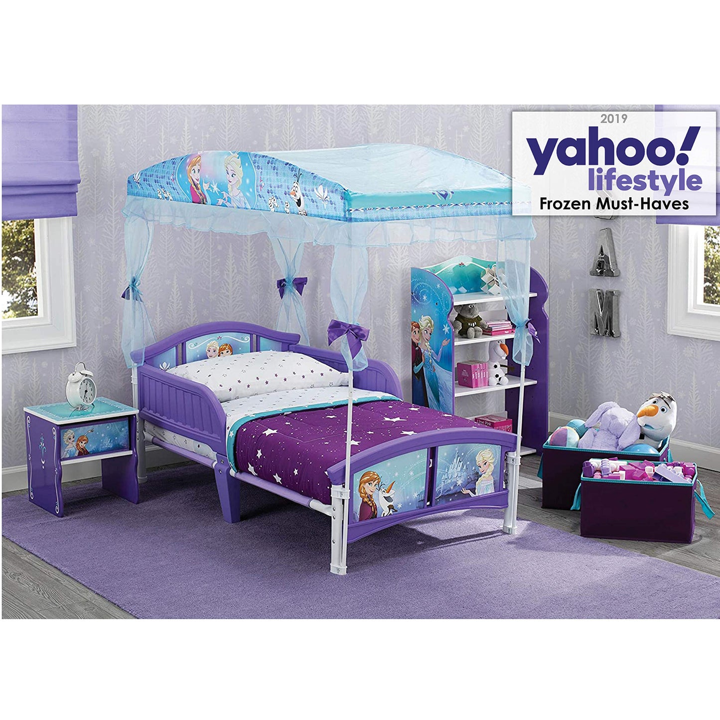 Delta Children Frozen Canopy Toddler Bed