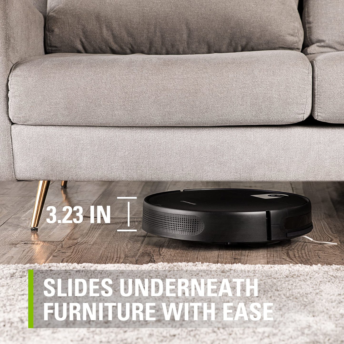 Greenworks Robotic Vacuum with Wi-Fi and Suction Power