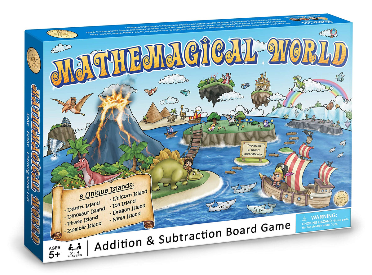 Mathemagical Addition and Subtraction Kids Board Game