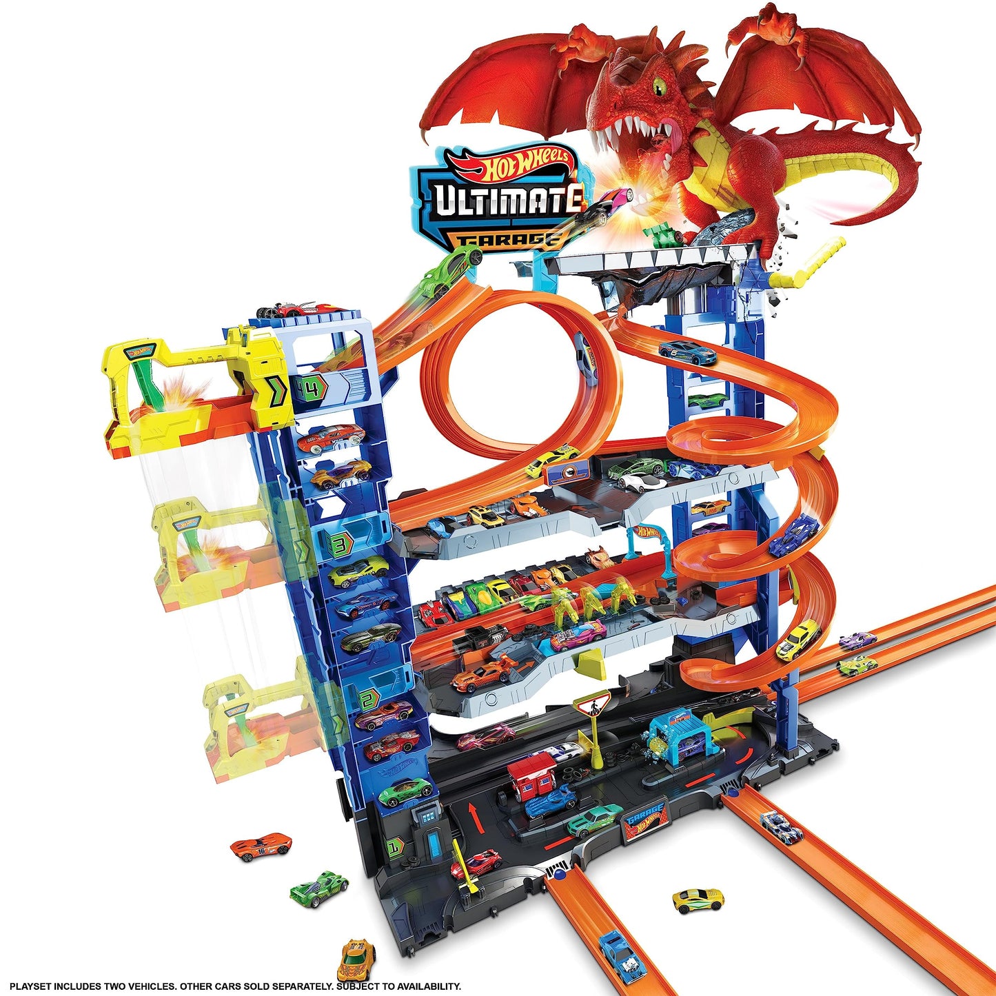 Hot Wheels Ultimate Garage Track Set with Cars