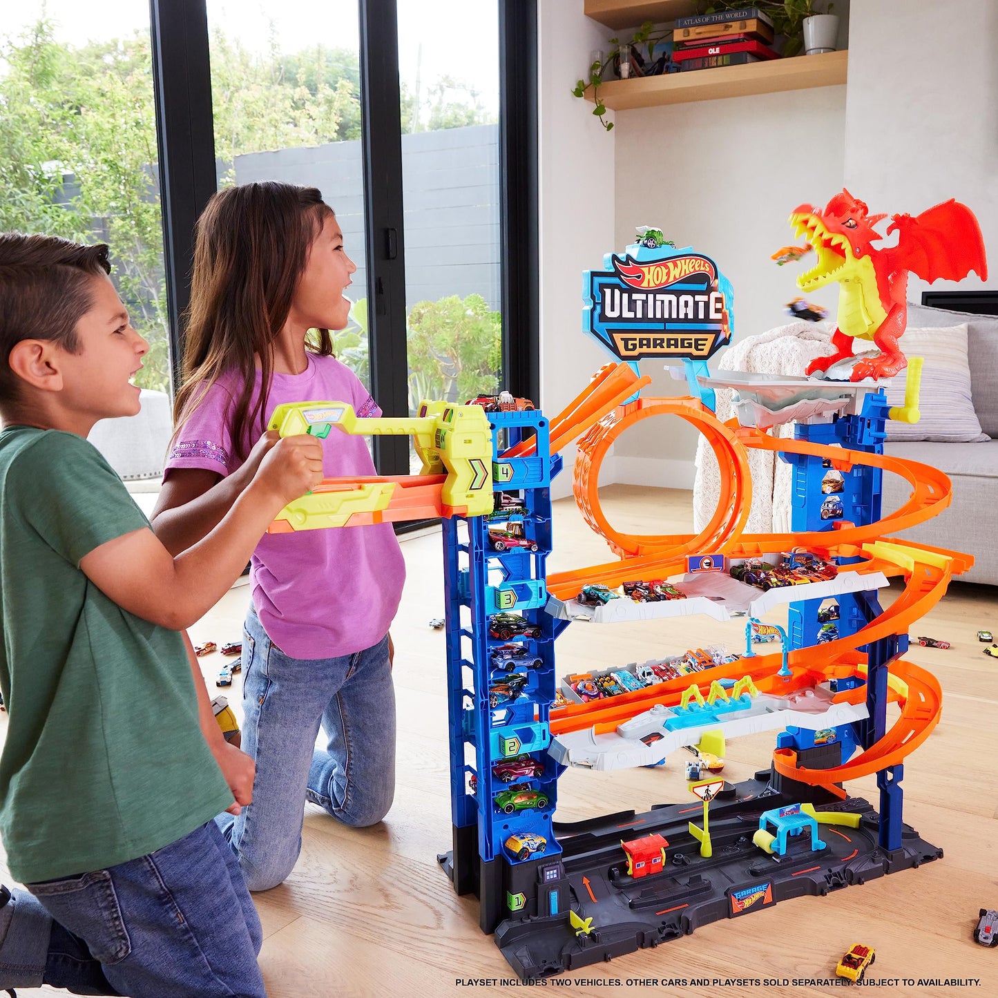 Hot Wheels Ultimate Garage Track Set with Cars