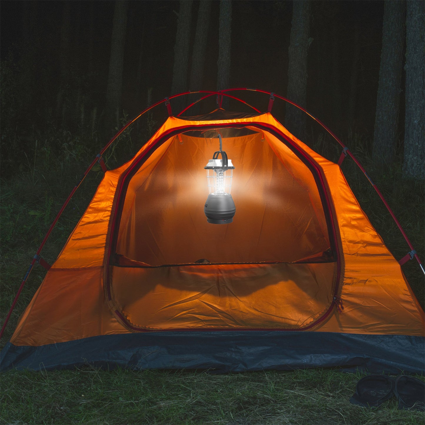 Solar Powered Lantern for Camping by Whetstone