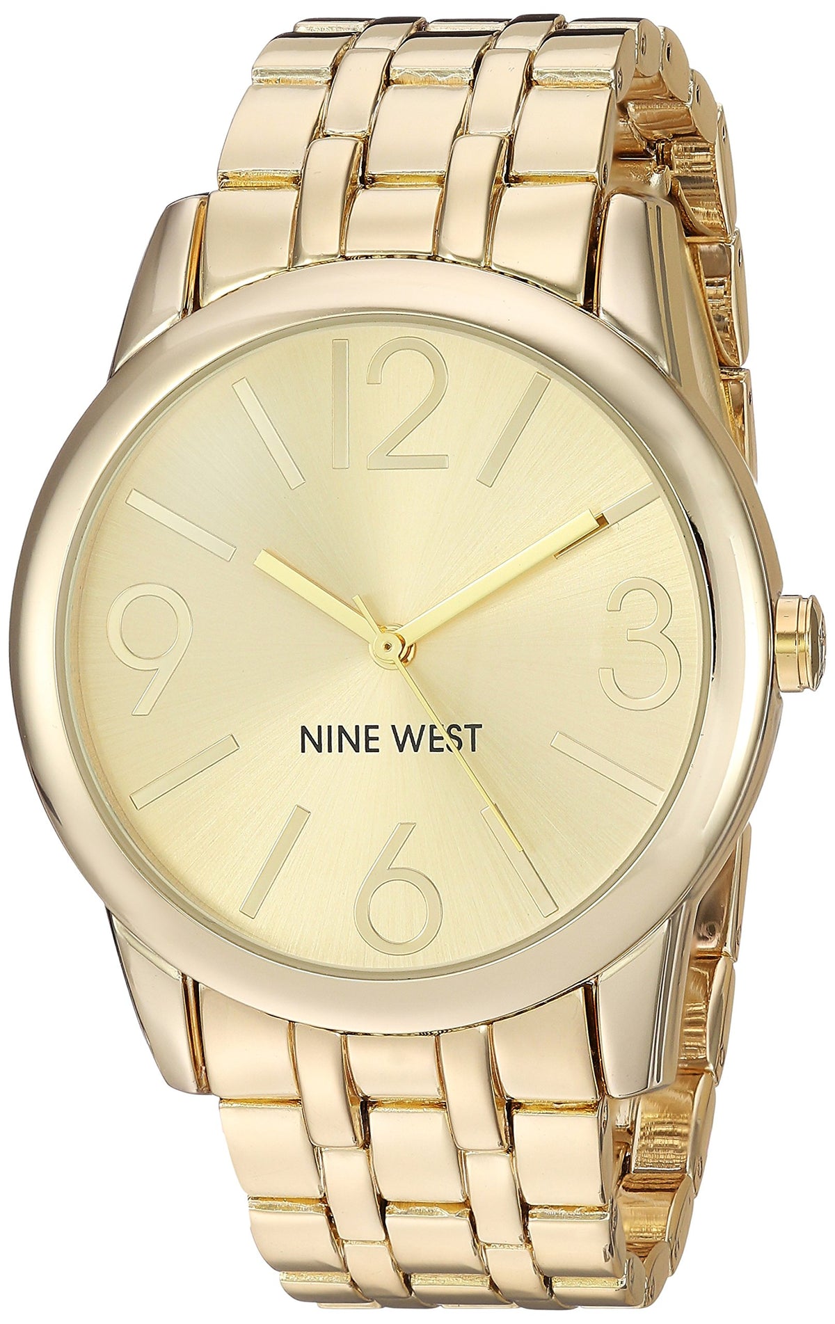 Nine West Gold-Tone Bracelet Analog Watch