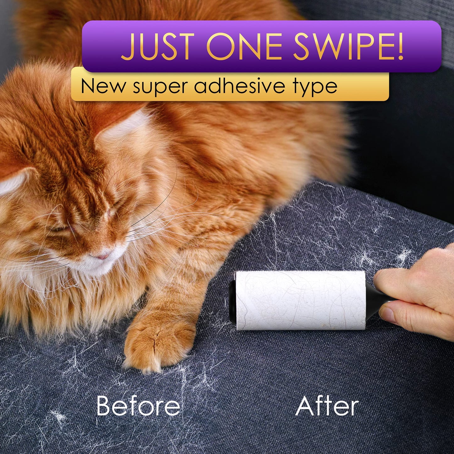 450 Sheets Lint Roller for Pet Hair Removal