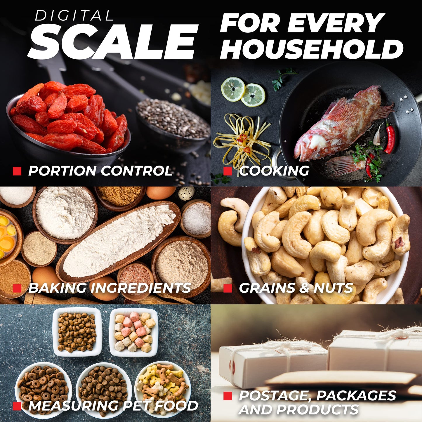 Digital Kitchen Scale for Food and Weight Loss
