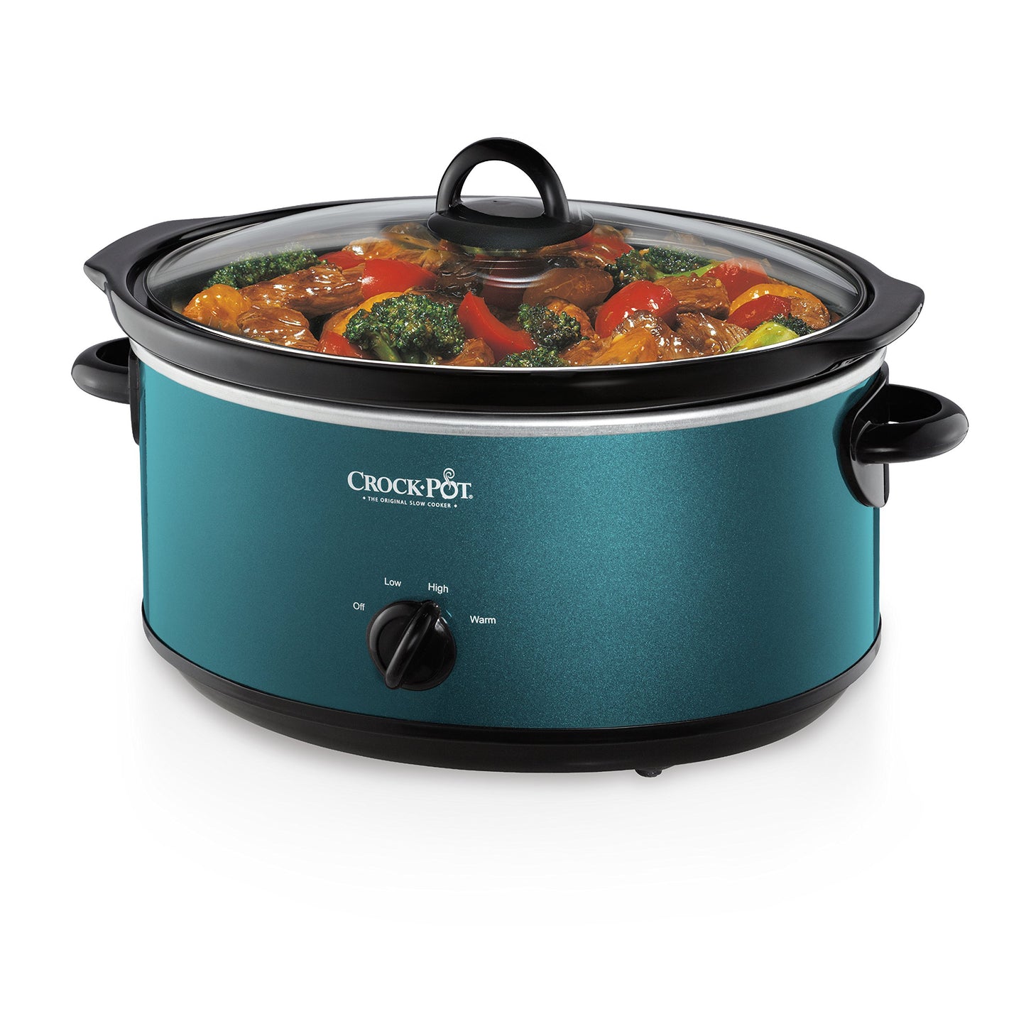 Crock-Pot 7-Quart Manual Slow Cooker, Turquoise