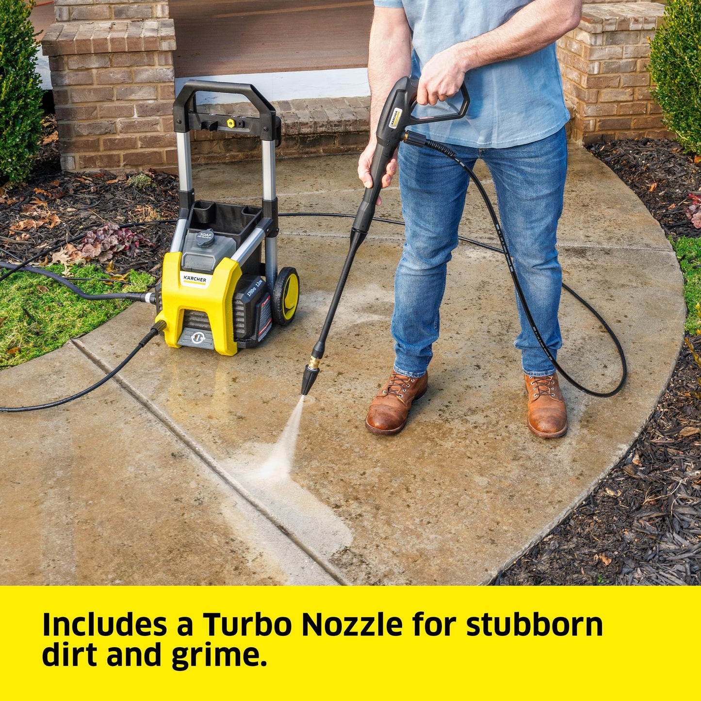 Kärcher Electric Pressure Washer 2125 PSI with Nozzles