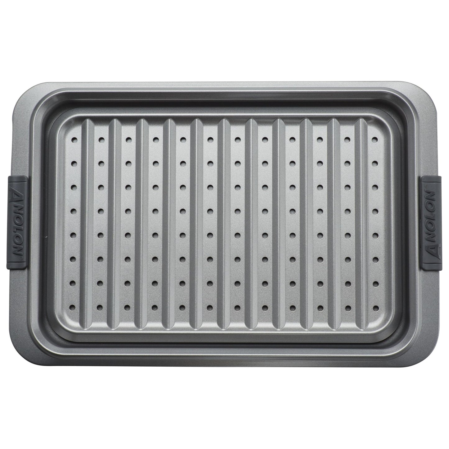 Anolon 2-Piece Steel Crisper Pan Set