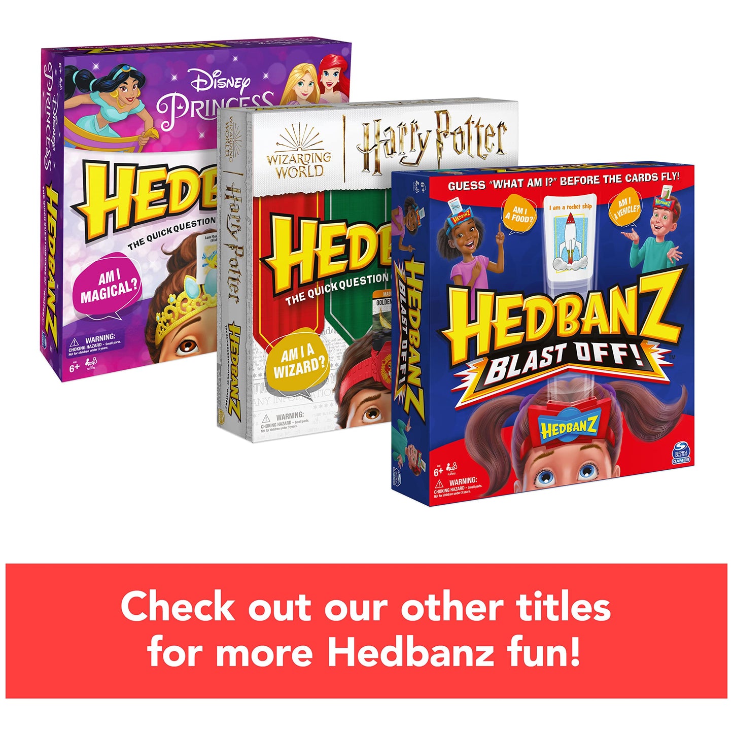 Hedbanz Blast Off! Family Guessing Game