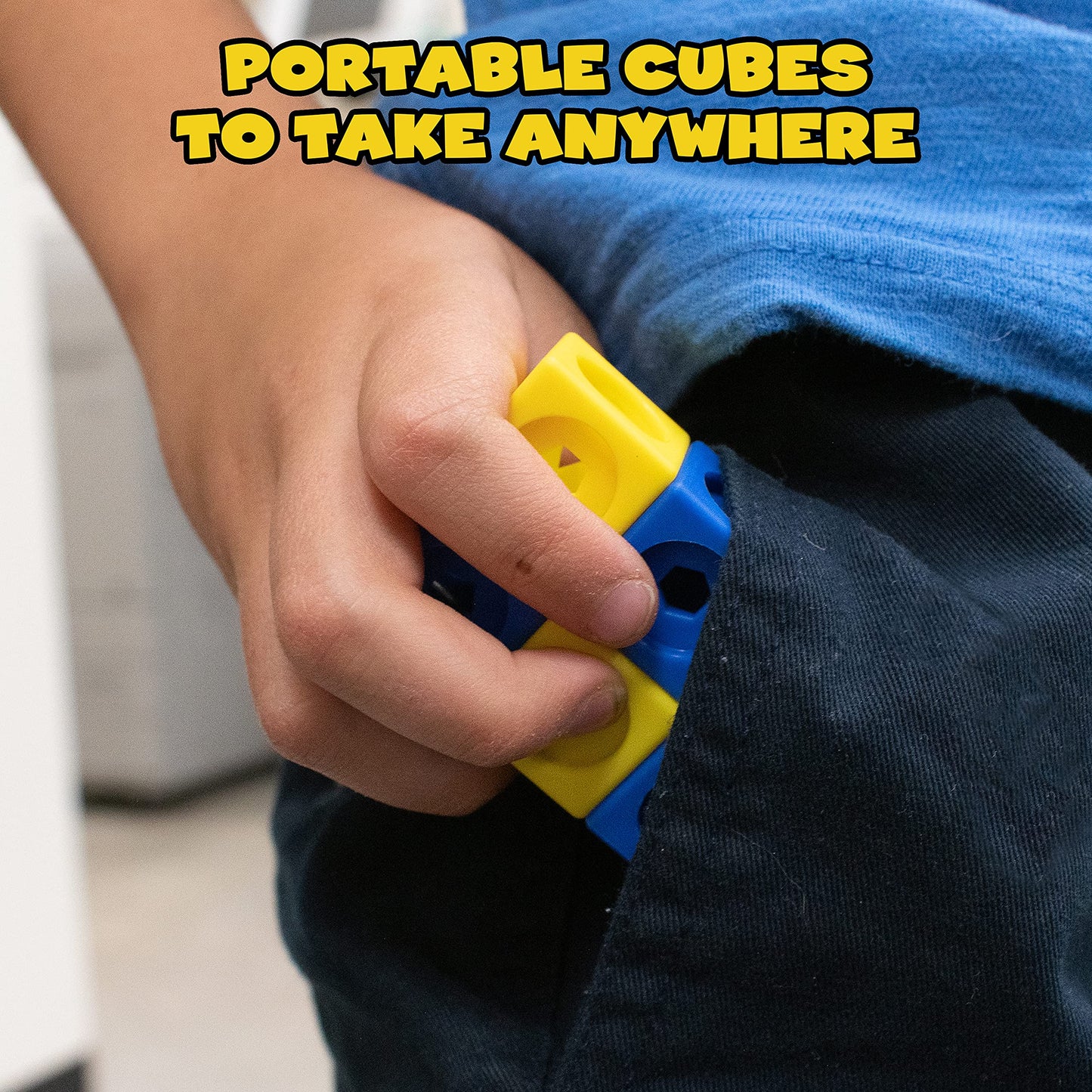 100 Pack Fidget Cubes for Stress Relief