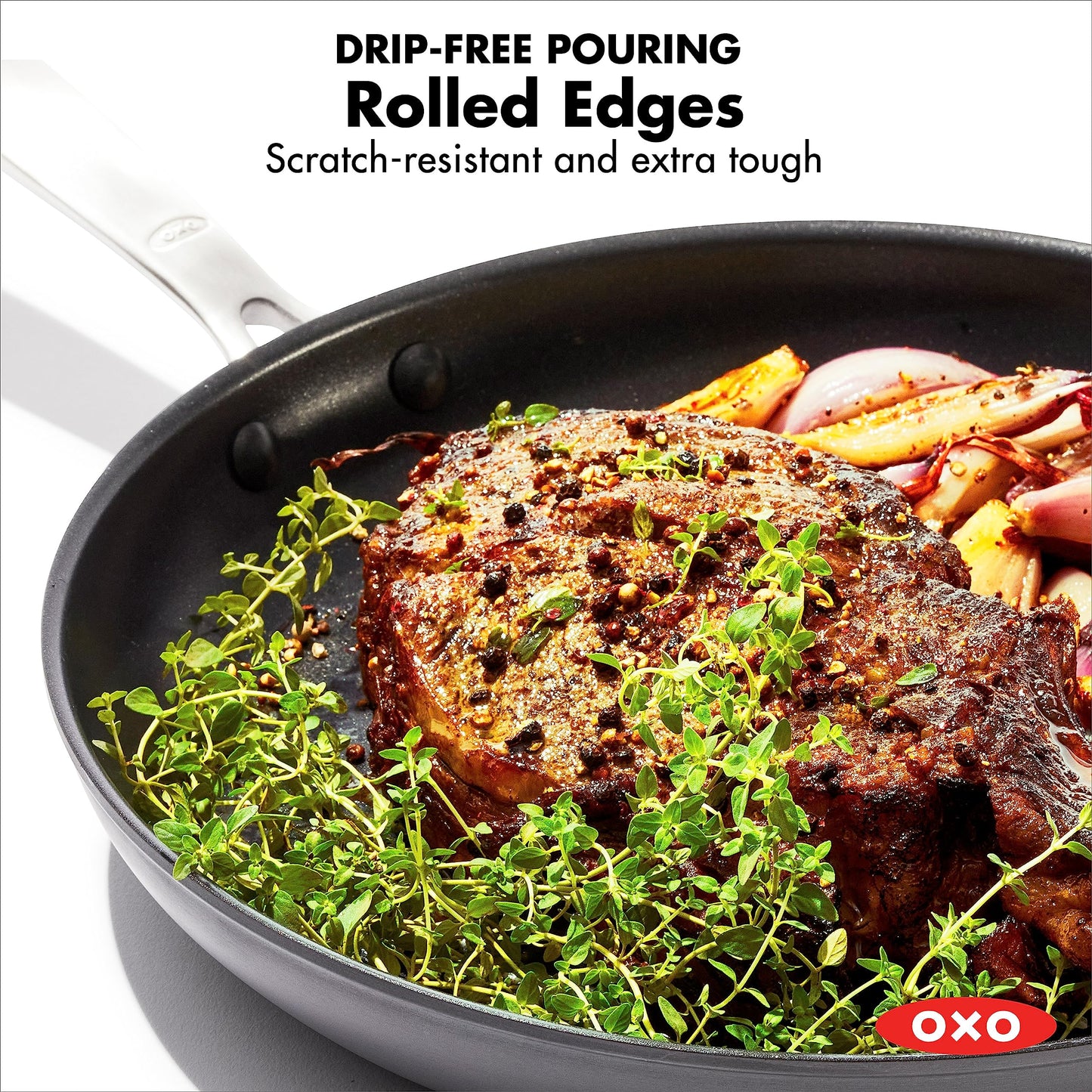 8" OXO Nonstick Frying Pan Skillet, Durable Cookware