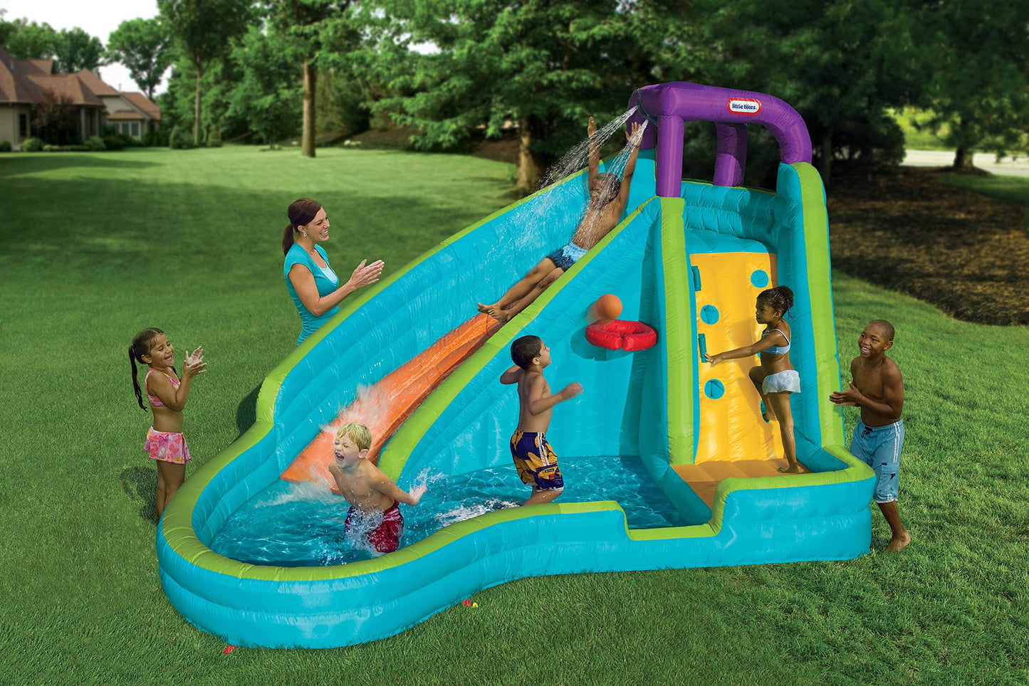 Little Tikes Slam 'n Curve Slide for Kids