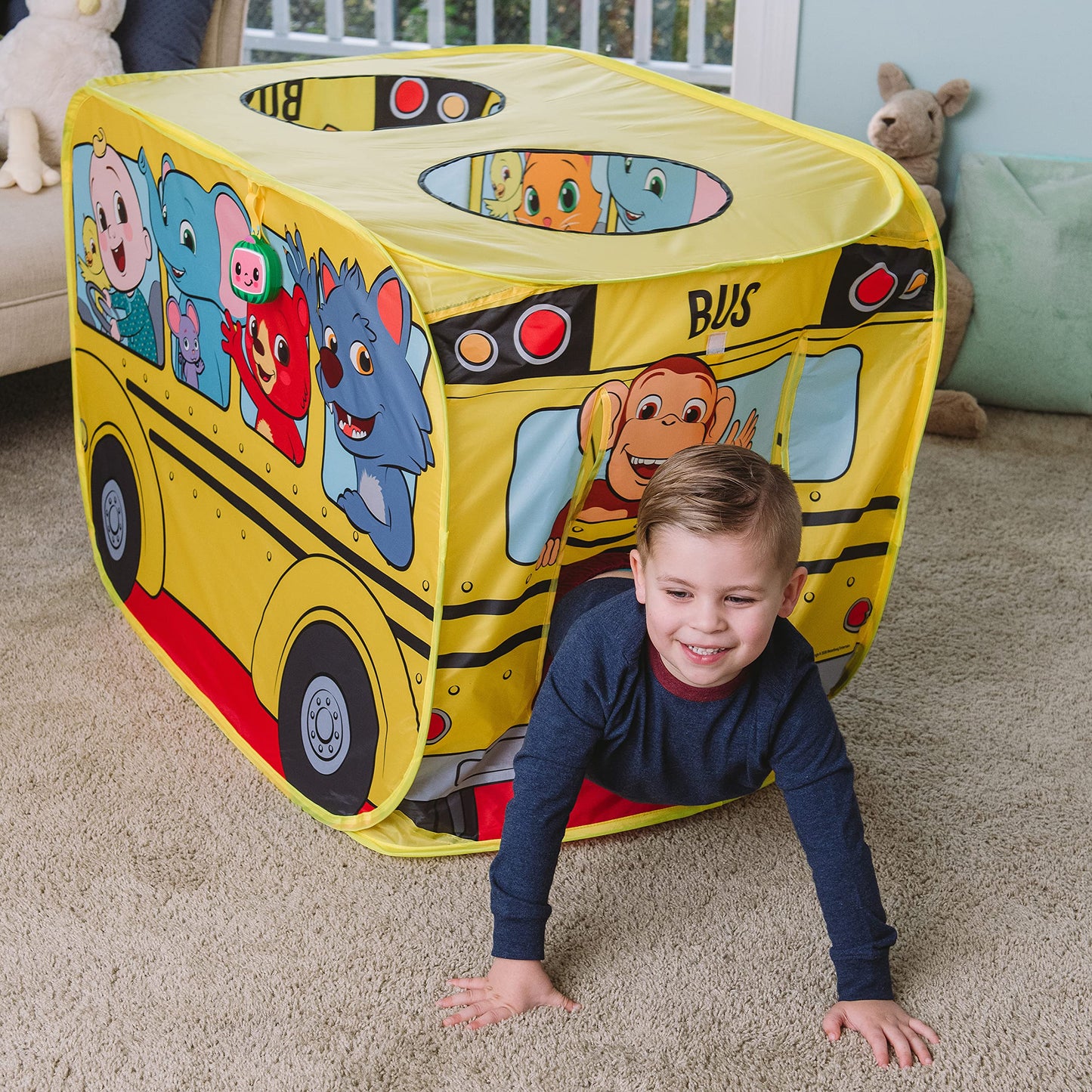 Cocomelon Musical School Bus Pop Up Tent