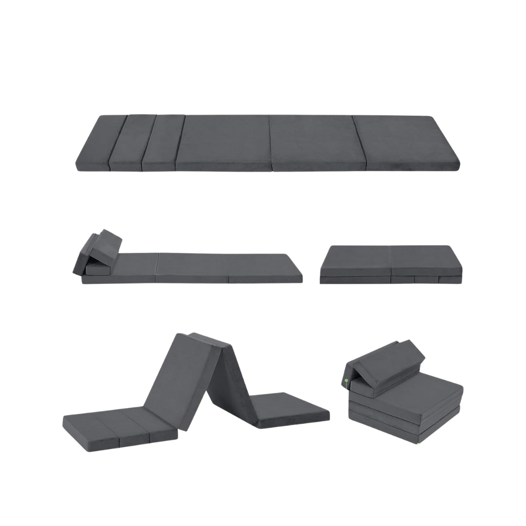Kidirect 6-in-1 Kids Folding Sofa Bed