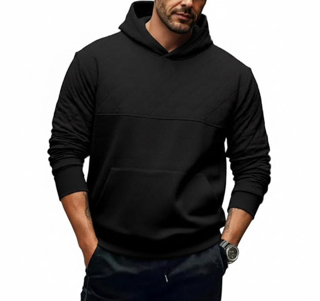 Fleece Pullover Hoodie Sweatshirt with Kangaroo Pocket (7 Colors)