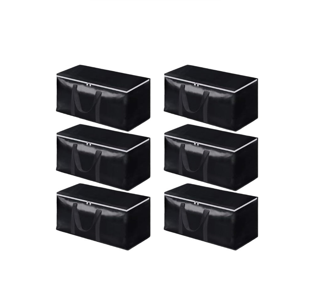 6 Pack Heavy-Duty Moving Bags with Straps