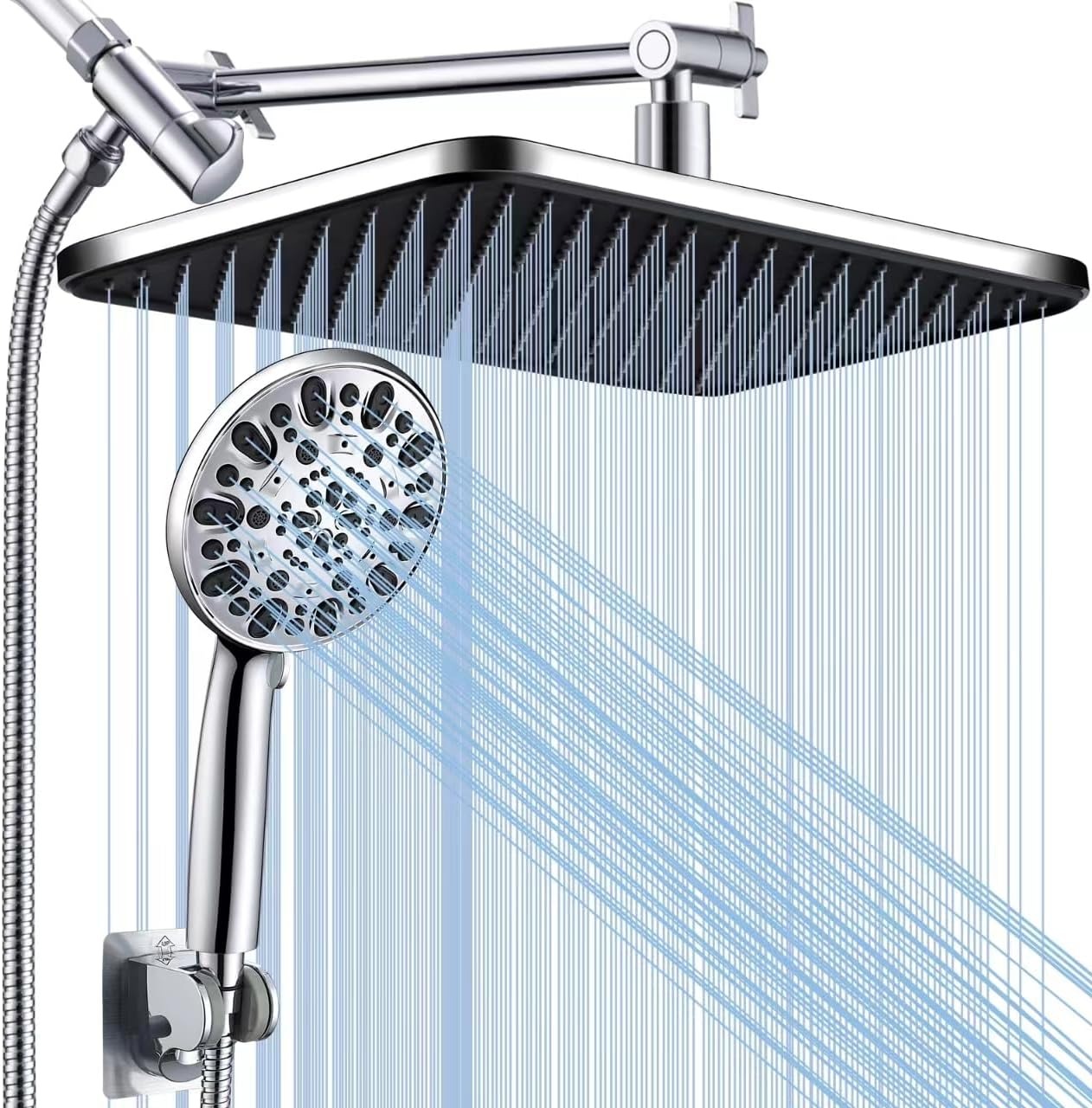 14" Dual Rain Shower Head with Handheld Combo
