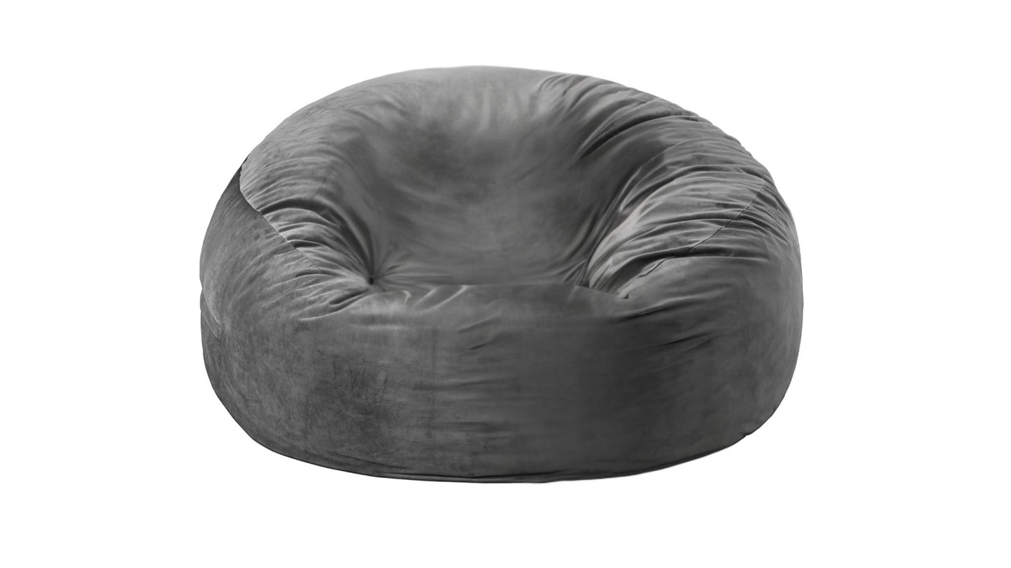 3 ft Memory Foam Bean Bag Chair Faux Fur