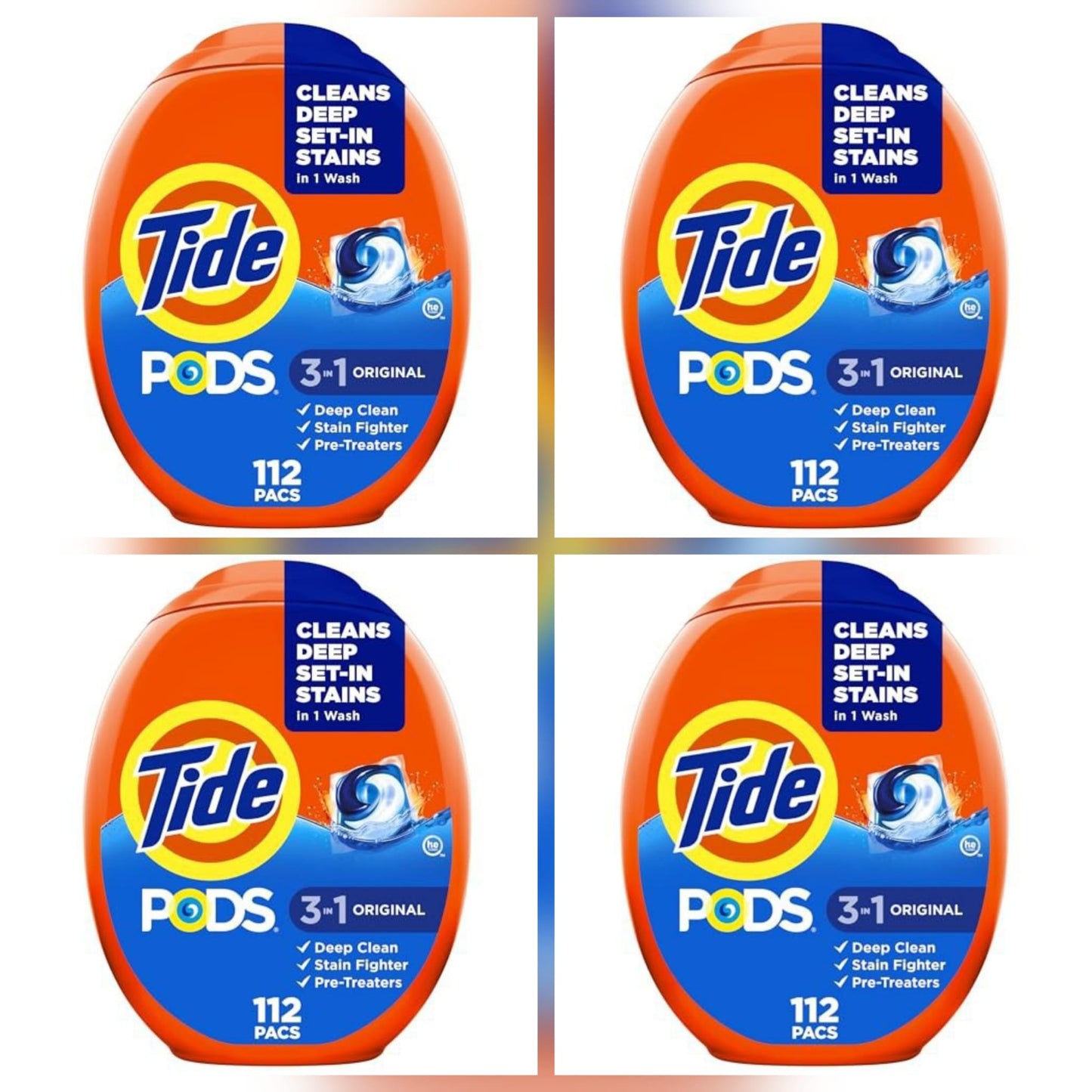 448 Count Tide PODS Laundry Detergent Packs